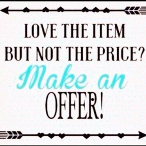 All reasonable offers considered!
